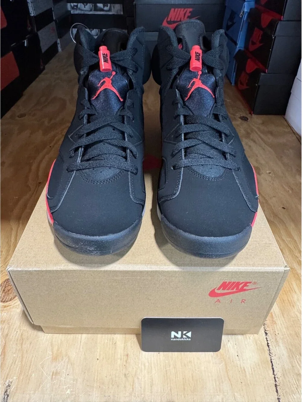Air Jordan 6 Retro 'Infrared Salesman' CT8529-001 SIZE 10.5